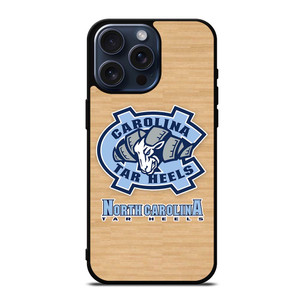 NORTH CAROLINA TAR HEELS WOODEN LOGO iPhone 15 Pro Max Case NORTH CAROLINA TAR HEELS WOODEN LOGO iPhone 15 Pro Max Case