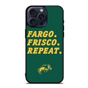NORTH DAKOTA BISON PRIDE FOOTBALL NDSU iPhone 15 Pro Max Case NORTH DAKOTA BISON PRIDE FOOTBALL NDSU iPhone 15 Pro Max Case