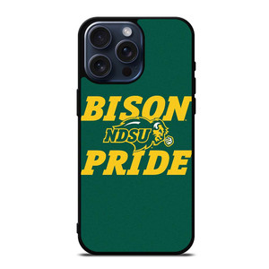 NORTH DAKOTA BISON PRIDE NDSU FOOTBALL iPhone 15 Pro Max Case NORTH DAKOTA BISON PRIDE NDSU FOOTBALL iPhone 15 Pro Max Case