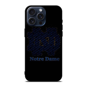 NOTRE DAME IRISH LOGO PATTERN iPhone 15 Pro Max Case