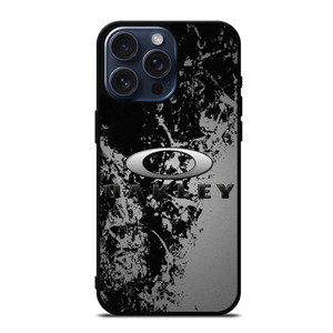 OAKLEY SUNGLASSES SPLASHED LOGO iPhone 15 Pro Max Case OAKLEY SUNGLASSES SPLASHED LOGO iPhone 15 Pro Max Case