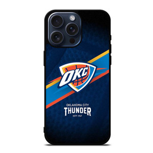 OKLAHOMA CITY THUNDER NBA TEAM iPhone 15 Pro Max Case