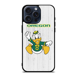 OREGON DUCKS WOODEN LOGO iPhone 15 Pro Max Case OREGON DUCKS WOODEN LOGO iPhone 15 Pro Max Case
