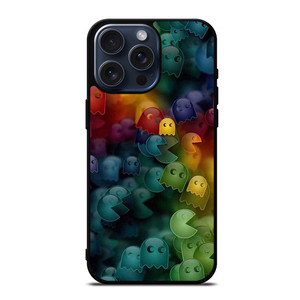 PAC MAN COLLAGE iPhone 15 Pro Max Case PAC MAN COLLAGE iPhone 15 Pro Max Case