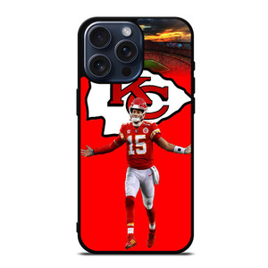 PATRICK MAHOMES KC CHIEFS LOGO iPhone 15 Pro Max Case