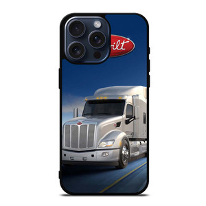 PETERBILT WHITE TRUCK iPhone 15 Pro Max Case PETERBILT WHITE TRUCK iPhone 15 Pro Max Case