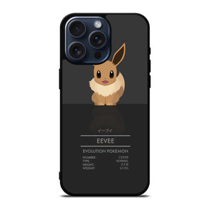 POKEMON EEVEE ABILITY iPhone 15 Pro Max Case POKEMON EEVEE ABILITY iPhone 15 Pro Max Case