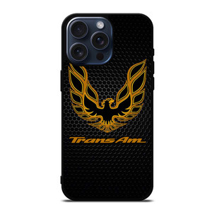 PONTIAC TRANS AM FIREBIRD METAL LOGO iPhone 15 Pro Max Case