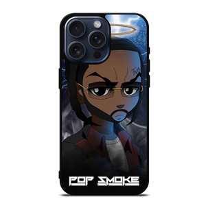 POP SMOKE RAPPER CARTOON LOGO iPhone 15 Pro Max Case