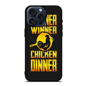 PUBG WINNER CHICKEN DINNER LOGO iPhone 15 Pro Max Case