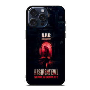 RESIDENT EVIL RACCOON CITY POLICE DEP iPhone 15 Pro Max Case RESIDENT EVIL RACCOON CITY POLICE DEP iPhone 15 Pro Max Case