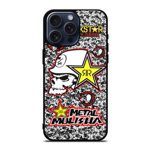 ROCKSTAR METAL MULISHA CAMO iPhone 15 Pro Max Case