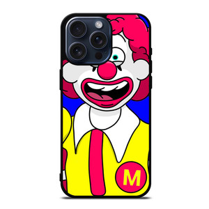 RONALD MCDONALDS MASCOT CARTOON iPhone 15 Pro Max Case