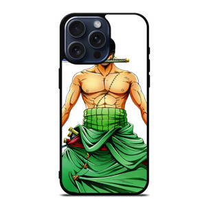 RORONOA ZORO ONE PIECE ANIME 2 iPhone 15 Pro Max Case