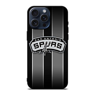 SAN ANTONIO SPURS NBA STRIPE LOGO iPhone 15 Pro Max Case SAN ANTONIO SPURS NBA STRIPE LOGO iPhone 15 Pro Max Case