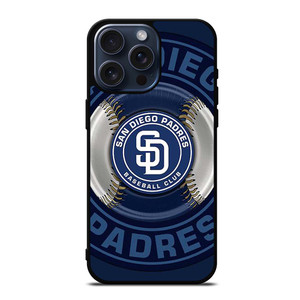 SAN DIEGO PADRES MLB LOGO iPhone 15 Pro Max Case