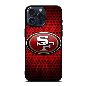 SAN FRANCISCO 49ERS SF METAL iPhone 15 Pro Max Case SAN FRANCISCO 49ERS SF METAL iPhone 15 Pro Max Case