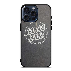SANTA CRUZ SKATEBOARD LOGO ASPHALT iPhone 15 Pro Max Case SANTA CRUZ SKATEBOARD LOGO ASPHALT iPhone 15 Pro Max Case