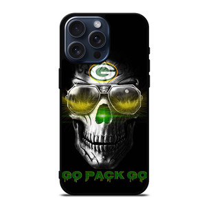 SKULL GREENBAY PACKAGES iPhone 15 Pro Max Case SKULL GREENBAY PACKAGES iPhone 15 Pro Max Case