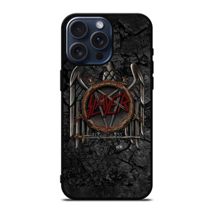 SLAYER METAL BAND EMBLEM iPhone 15 Pro Max Case