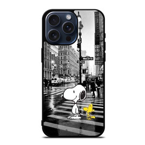 SNOOPY STREET RAIN iPhone 15 Pro Max Case