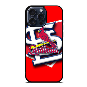 ST LOUIS CARDINALS MLB LOGO iPhone 15 Pro Max Case ST LOUIS CARDINALS MLB LOGO iPhone 15 Pro Max Case