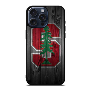STANFORD CARDINAL WOODEN LOGO iPhone 15 Pro Max Case STANFORD CARDINAL WOODEN LOGO iPhone 15 Pro Max Case