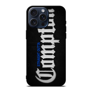STRAIGHT OUTTA COMPTON EMBOSS iPhone 15 Pro Max Case STRAIGHT OUTTA COMPTON EMBOSS iPhone 15 Pro Max Case
