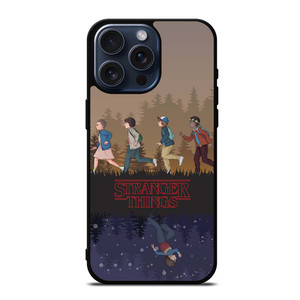 STRANGER THINGS CARTOON iPhone 15 Pro Max Case STRANGER THINGS CARTOON iPhone 15 Pro Max Case