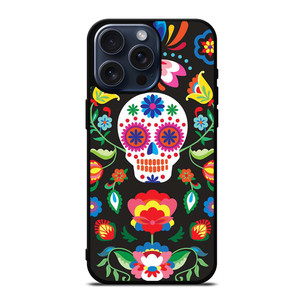SUGAR SKULL ART iPhone 15 Pro Max Case SUGAR SKULL ART iPhone 15 Pro Max Case