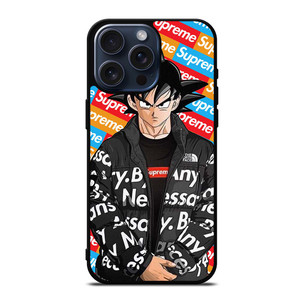 SUPREME GOKU THE NORT FACE iPhone 15 Pro Max Case