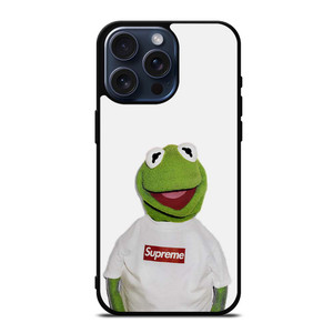 SUPREME KERMIT SESAME STREET iPhone 15 Pro Max Case SUPREME KERMIT SESAME STREET iPhone 15 Pro Max Case