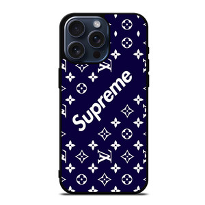 SUPREME NAVY PATTREN iPhone 15 Pro Max Case SUPREME NAVY PATTREN iPhone 15 Pro Max Case