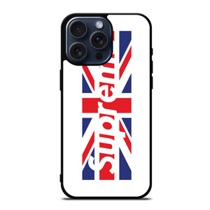 SUPREME UNITED KINGDOM FLAG iPhone 15 Pro Max Case SUPREME UNITED KINGDOM FLAG iPhone 15 Pro Max Case