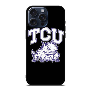 TCU HORNED FROGS FOOTBALL LOGO iPhone 15 Pro Max Case TCU HORNED FROGS FOOTBALL LOGO iPhone 15 Pro Max Case