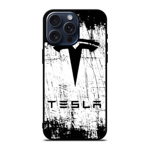 TESLA MOTORS BRUSHED LOGO iPhone 15 Pro Max Case TESLA MOTORS BRUSHED LOGO iPhone 15 Pro Max Case