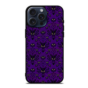 THE HAUNTED MANSION PURPLE PATTERN iPhone 15 Pro Max Case THE HAUNTED MANSION PURPLE PATTERN iPhone 15 Pro Max Case