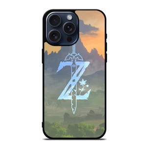 THE LEGEND OF ZELDA BREATH OF THE WILD SYMBOL iPhone 15 Pro Max Case THE LEGEND OF ZELDA BREATH OF THE WILD SYMBOL iPhone 15 Pro Max Case