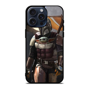 THE MANDALORIAN AND BABY YODA iPhone 15 Pro Max Case