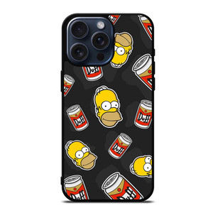 THE SIMPSONS HOMER DUFF BEER iPhone 15 Pro Max Case THE SIMPSONS HOMER DUFF BEER iPhone 15 Pro Max Case