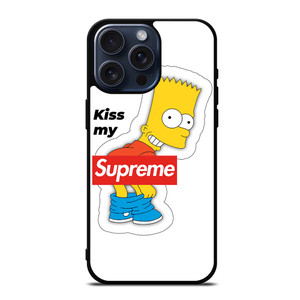 THE SIMPSONS KISS MY SUPREME iPhone 15 Pro Max Case THE SIMPSONS KISS MY SUPREME iPhone 15 Pro Max Case
