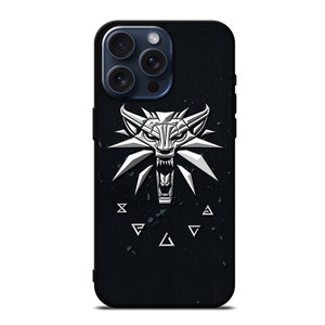THE WITCHER LOGO iPhone 15 Pro Max Case THE WITCHER LOGO iPhone 15 Pro Max Case