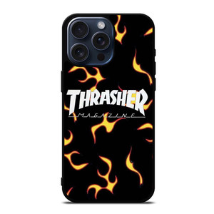 THRASHER SKATEBOARD MAGAZINE FLAME iPhone 15 Pro Max Case THRASHER SKATEBOARD MAGAZINE FLAME iPhone 15 Pro Max Case