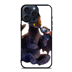 TOOTHLESS AND STITCH CARTOON 2 iPhone 15 Pro Max Case