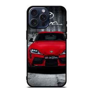 TOYOTA SUPRA RED CAR iPhone 15 Pro Max Case