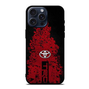 TOYOTA TRD RED CARBON LOGO iPhone 15 Pro Max Case TOYOTA TRD RED CARBON LOGO iPhone 15 Pro Max Case