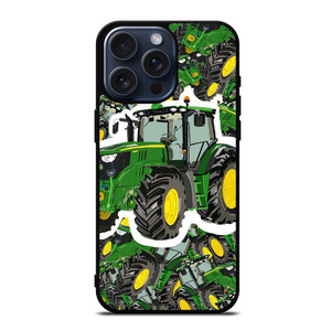 TRACTOR STICKER JOHN DEERE iPhone 15 Pro Max Case TRACTOR STICKER JOHN DEERE iPhone 15 Pro Max Case