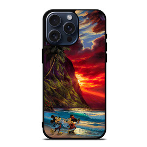 TROPICAL BEAUTIFUL MICKEY MINNIE iPhone 15 Pro Max Case TROPICAL BEAUTIFUL MICKEY MINNIE iPhone 15 Pro Max Case