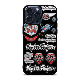 TROY LEE DESIGNS STICKER COLLECTION iPhone 15 Pro Max Case TROY LEE DESIGNS STICKER COLLECTION iPhone 15 Pro Max Case