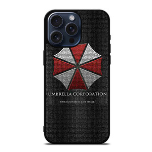 UMBRELLA CORPORATION CRACKED LOGO iPhone 15 Pro Max Case UMBRELLA CORPORATION CRACKED LOGO iPhone 15 Pro Max Case